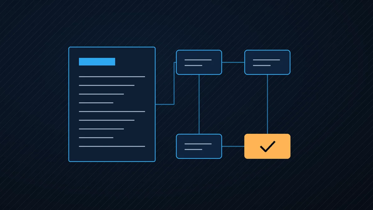 Illustrazione: un capitolato informativo collegato a uno schema di processo