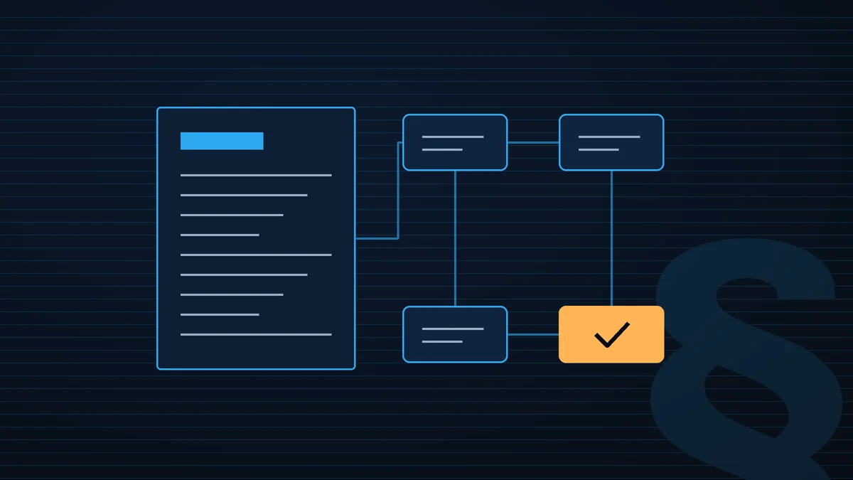 Illustrazione: un capitolato informativo collegato a uno schema di processo