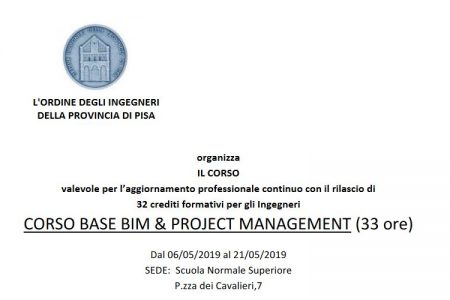 Pisa Corso Base BIM